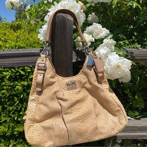 Coach Maggie Snakeskin Purse